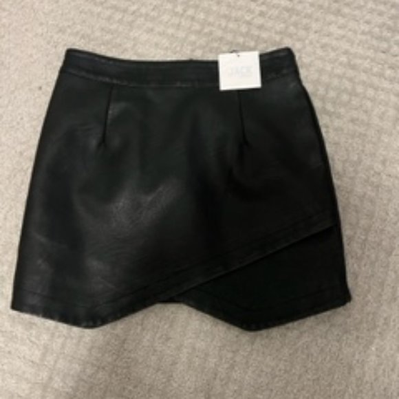 JACK by BB Dakota by Steve Madden Angeline Faux Leather Skirt-NWT - Picture 7 of 7